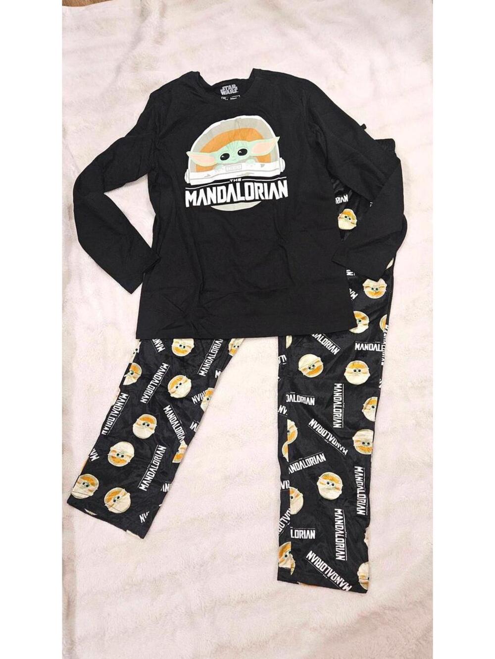 Crazy Lounge The Mandalorian Mens Pajama Set-Size M